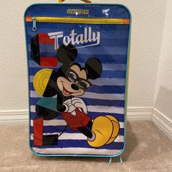 American Tourister Kids' Disney Softside Upright Luggage, Mickey Mouse 2, Carry-On 18-Inch
