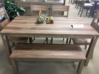 New 6pc. Dining table set