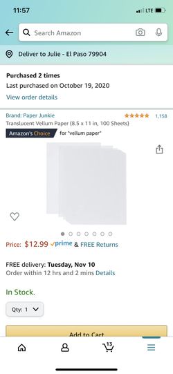 transparent paper 100 pack