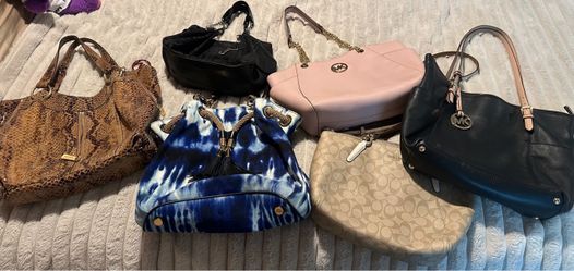 LOT of 6 beautiful COACH, Juicy & MK, bags