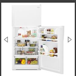 Whirepool 28-inch Wide Top Freezer Refrigerator - 14 Cu. Ft.
WRT104TFDW