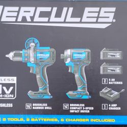20v Brushless Impact N Drill Driver Hammer Drill