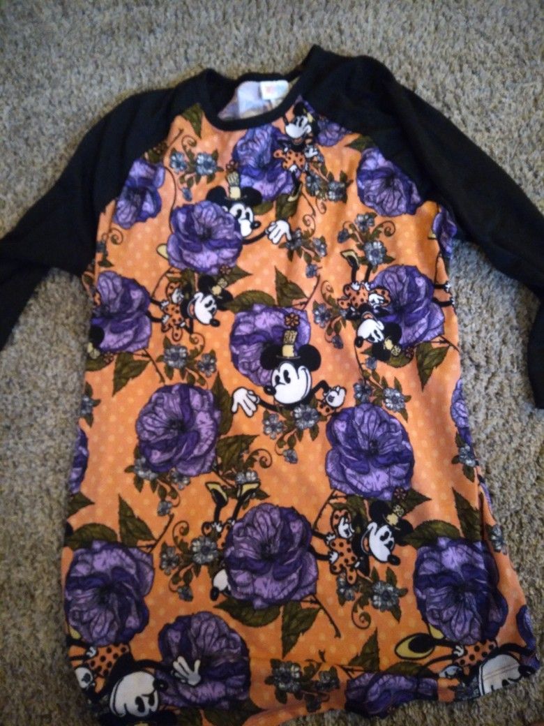 Lularoe Xl Mickey mouse Tunic Top