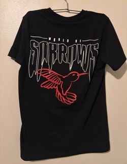 World sorrows graphic tee
