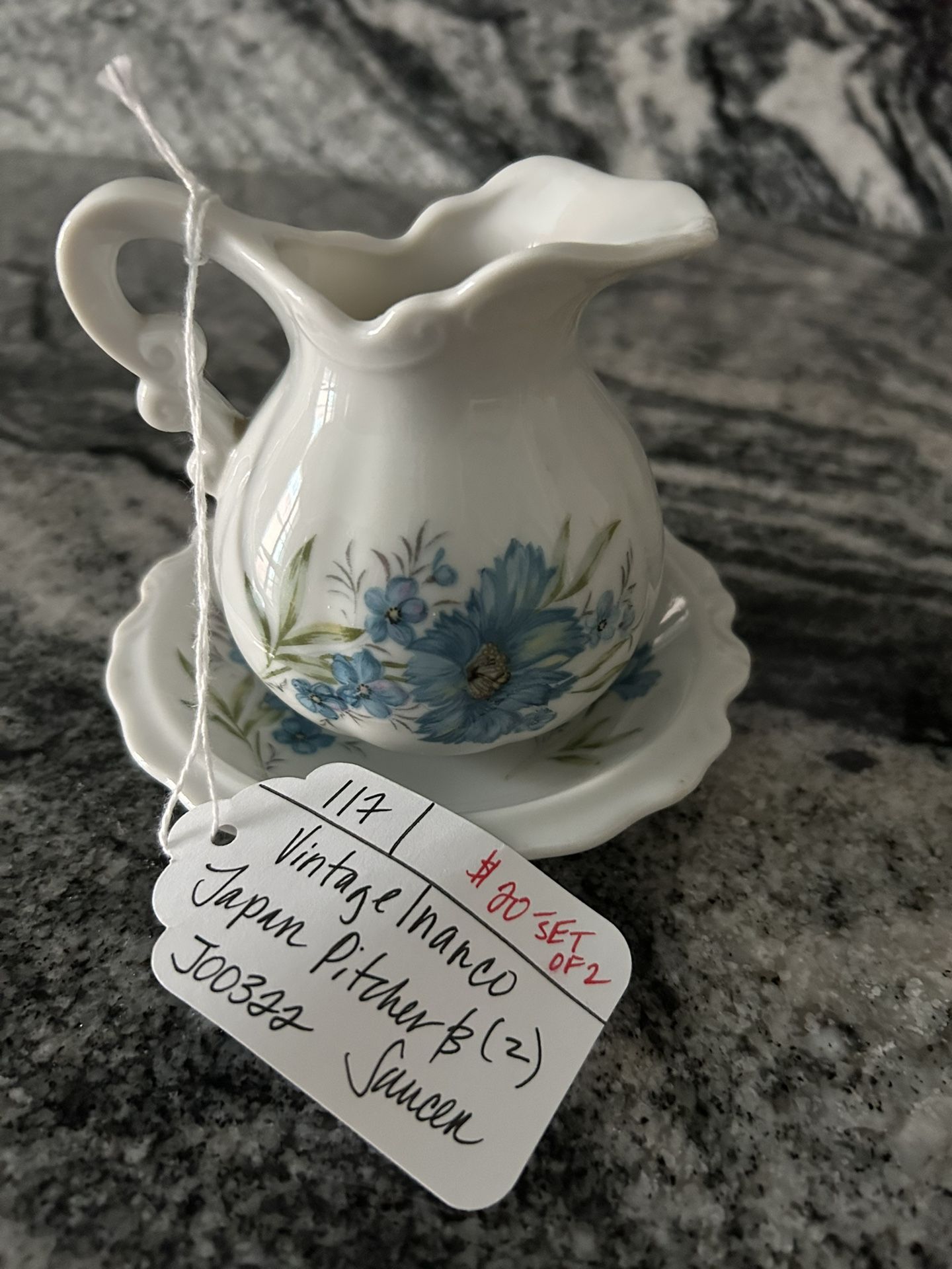 On Sale! Vintage Inarco Japan Pitcher and Saucer
