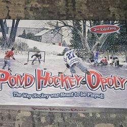 Pond Hockey-Opoly 2nd Edition 100% Complete In Excellent Like New Condition!!