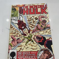 Incredible Hulk Comic 316 Copper Age First Print 1985 John Byrne Williams Marvel VF-
