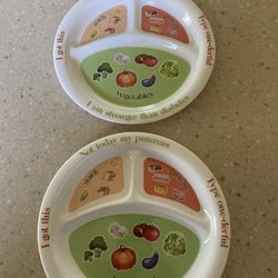 Diabetic Plates Set Of Two New