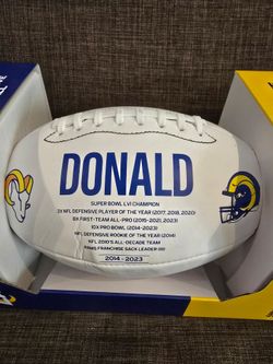 Rams Season Ticket Holder AARON DONALD FOOTBALL Box $70