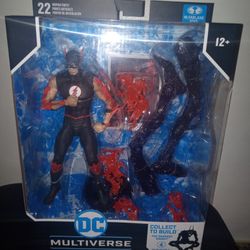Mcfarlane Speed Metal Barry Allen Flash Darkest Knight Baf DC Comics