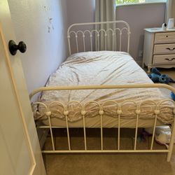 Off  White Twin Bed Frames (2)