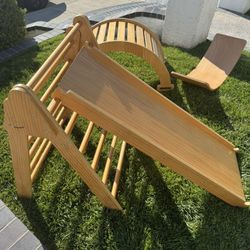 Kids Wooden Play Structure 