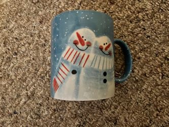 Pat Olson Snowman Coffee Mug *New*