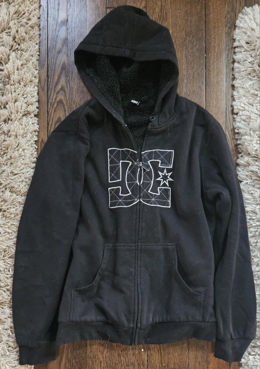 Boys Size Large (16-18) DC Brand Hooded Winter Jacket