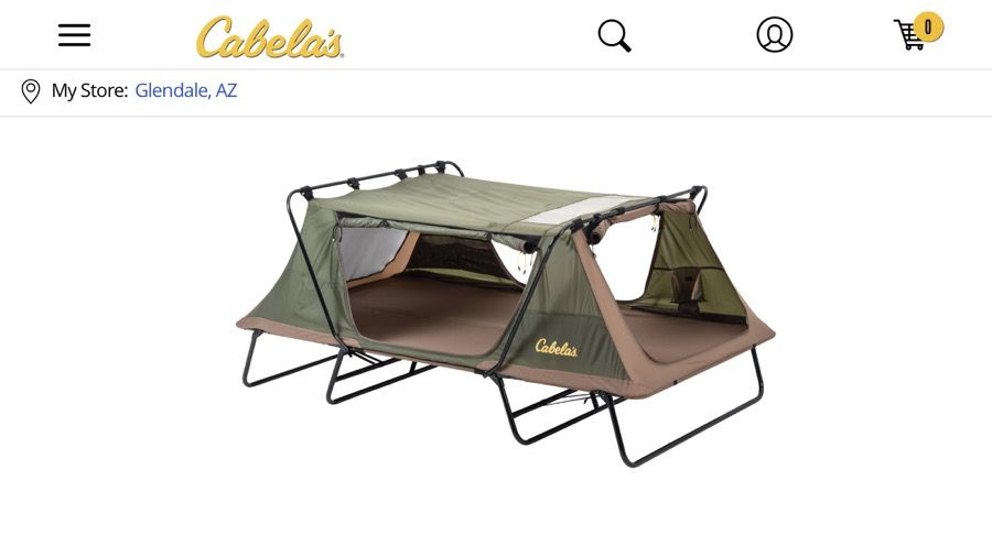Cabela's Double Deluxe Tent Cot for Sale in South Gate, CA OfferUp
