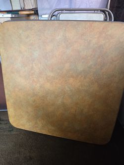 Very Collectable Antique SAMSONITE CELEBRITY FOLDING TABLE