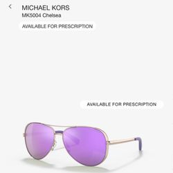 Michael Kors Purple Glasses 