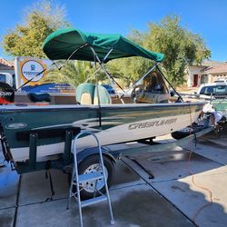 Boat Crestliner 2001 Fish Hawk 1650.