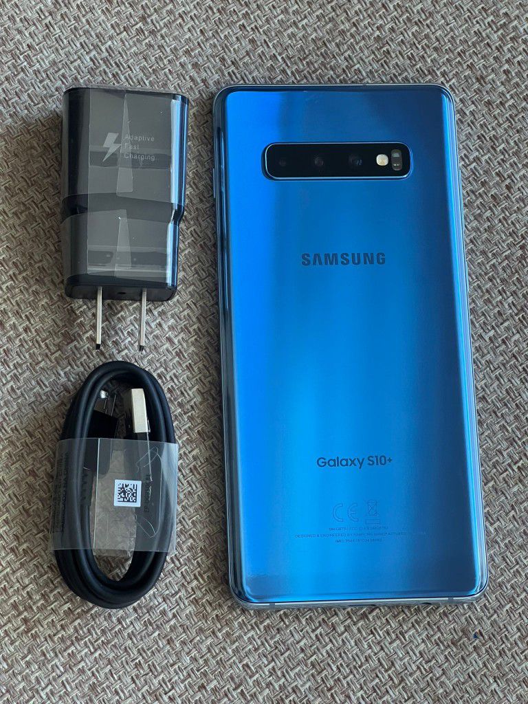 Samsung.. Galaxy.  S10+ Plus  , Únlocked  for all Company Carrier ,  Excellent Condition