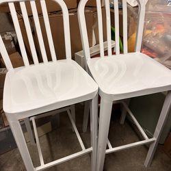 Tall Metal Bar Stools Set Of 2