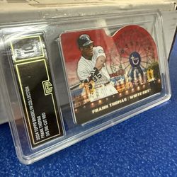 2024 Topps Brooklyn Collection Frank Thomas 3/5 Die Cut Red GEM 10