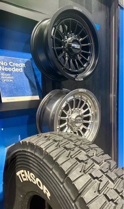 On sale. Metal Fx 15x7 4x137 wheels & 33x10-15 Tensor DSR tires for Maverick X3 Maverick Sport Maverick Trail Defender Commander (we finance)