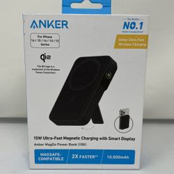 Anker MagGo Power Bank Qi2 Certified 15W Portable Charger
