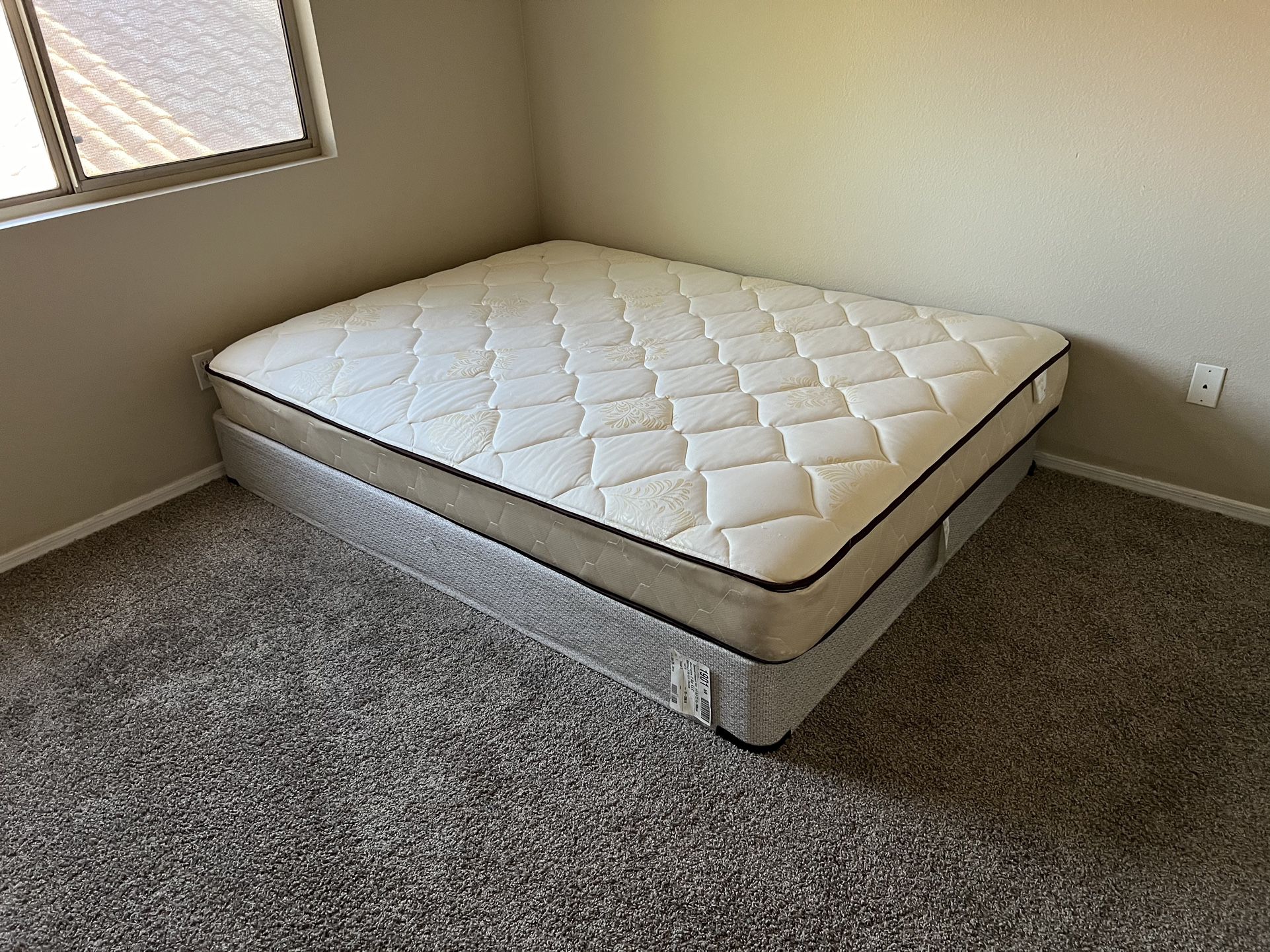 Queen Size Mattress and  Box Spring