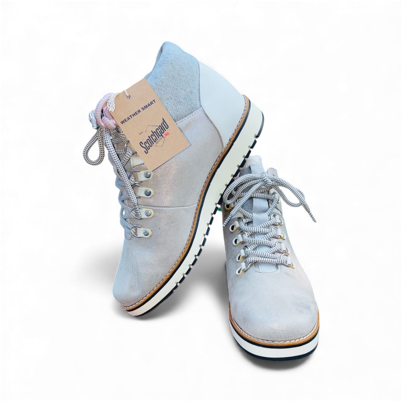 White Mountain Clifton Hiking Boots Women Lace-Up Weather Smart