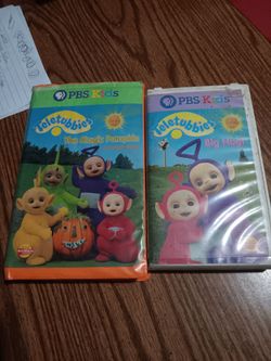 2 teletubbies vhs tapes