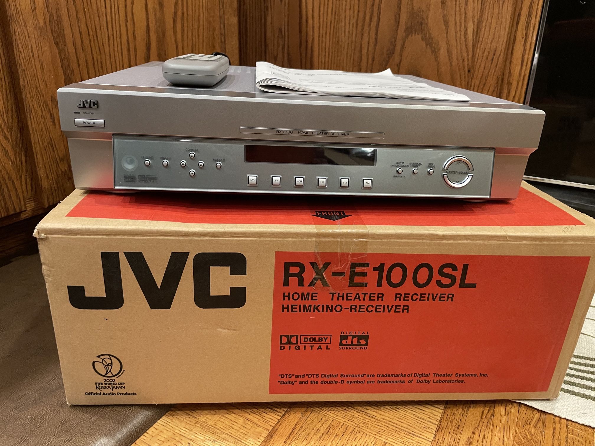 JVC RX-E100SL Receiver HiFi Stereo Vintage Home Theater 5.1 Channel Surround