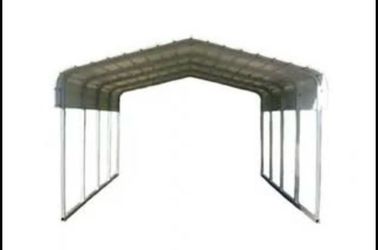 12x20 Steel Carport with metal roof