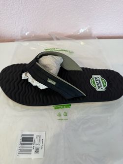 Sanuk Ziggy Plush Flip Flops Size 13