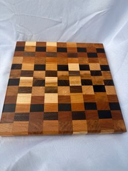Walnut And Maple End Grain Cutting Board