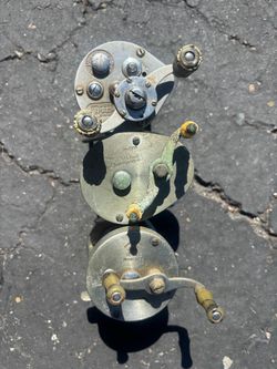 Antique fishing reels
