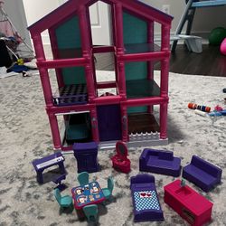 Kid Connection 3-Story Dollhouse Play Set