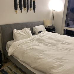 Bed Including Mattress And Bed Sheets 