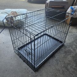 NEW Dog Crate With Tray
