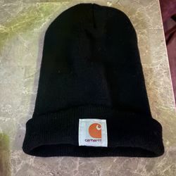 Carhartt Black Knit Beanie Skull Cap Hat