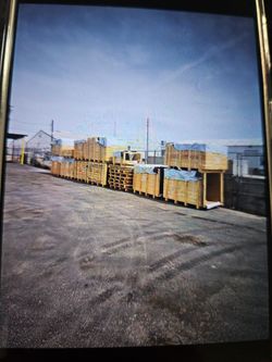 Wood crates