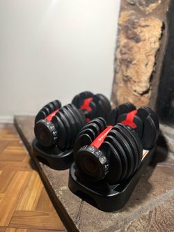 Bowflex adjustable dumbbells 5-52.5lb