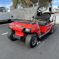 Club Car Golf Cart with a Backseat