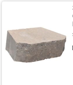 40 3-1/2 x 11-1/2 Gray Crestone Beveled Retaining Wall Blocks