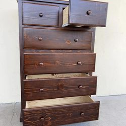Jumbo Duplex 6 Drawer Pine 