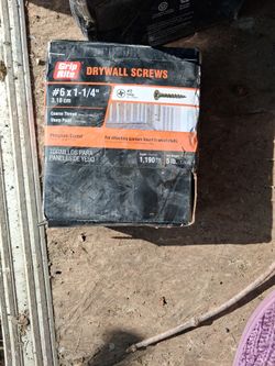 Grip Rite Drywall Screws #6 x 1-1/4"