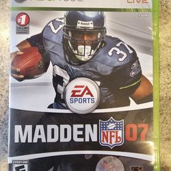 Xbox 360 Madden NFL 07