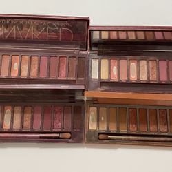 4 Urban Decay Eyeshadow Palettes & 2 Anastasia Renaissance Palettes