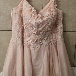 Light Pink Dress Dama/Formal/Homecoming  Make An Offer!