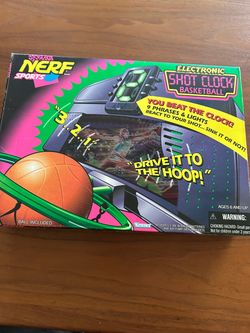 NEW IN BOX Nerf Sports Electronic Shot Clock Basketball Game