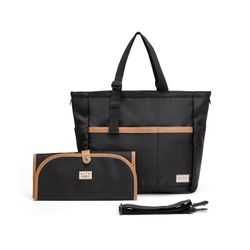 Anita & Co Diaper Bag Tote with Changing Pad,Stylish Diaper Tote bag for Mom and Dad, Convertible Travel Diaper Backpack, Crossbody